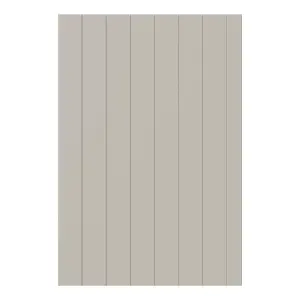 Tydeman Matt pebble Tongue & Groove Standard Clad on base panel (H)900mm (W)610mm