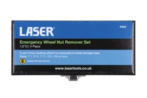 Laser Tools 3464 4pc Emergency Wheel Nut Remover