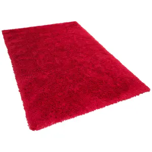 Shaggy Area Rug 200 x 300 cm Red CIDE