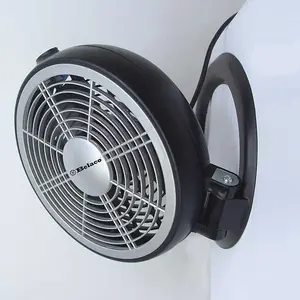 Belaco 7" Wall / Desk Fan - black / silver