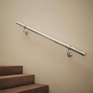 Rothley Polished Stair Hand Rail Kit 1.2M