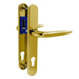 Yale Sparta Lever/Lever Door Handle - Long, Gold (PVD)