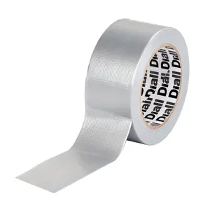 Diall Silver effect Duct Tape (L)25m (W)50mm