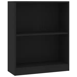 Berkfield Bookshelf Black 60x24x74.5 cm Engineered Wood