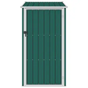 Pearces Garden Shed 87 x 98 x 159 cm Galvanized Steel Green