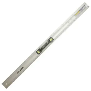 1m Aluminium Metal Spirit Level Long Ruler with Handle DIY Measuring Tool Rule