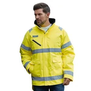 Yoko Unisex Adult Fontaine Hi-Vis Storm Jacket