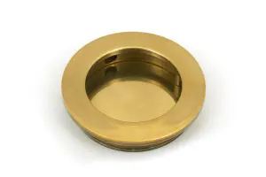 From The Anvil Aged Brass 60mm Plain Round Pull