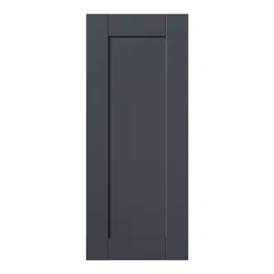 GoodHome Ashmead Matt midnight blue Shaker Highline Cabinet door (W)300mm (H)715mm (T)16mm