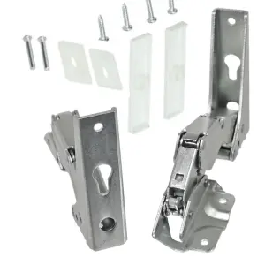 SPARES2GO Integrated Hinges compatible with Whirlpool Bauknecht Ignis Fridge Freezer Door Hinge 3905 3362 3363 5.0 41,5