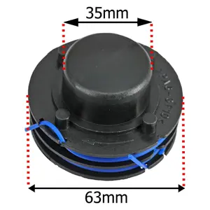 SPARES2GO Line & Spool compatible with MacAllister GT2535S MGTP300P Strimmer Trimmer