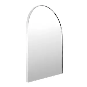 Mcfarren Metal Flat Wall Mirror Polish Chrome/Bevel Edge