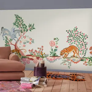 Cath Kidston Painted Kingdom Cream Fixed Size Mural