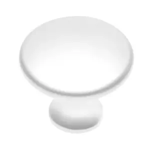 Kitchen Cupboard Cabinet Door Drawer Round Knob Handle Udine by GTV White