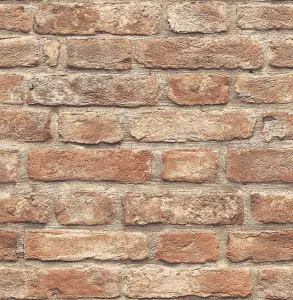 NuWallpaper Brick Revival Self Adhesive Wallpaper