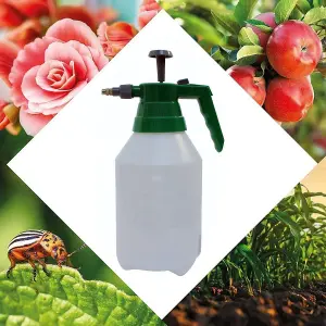 MantraRaj 1.5L Garden Pressure Sprayer Bottle Handheld Weed Spray Bottle with Adjustable Nozzle Portable Garden Hand Pump Action P