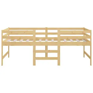 Berkfield Bed Frame 90x200 cm Solid Wood Pine