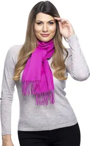 Edinburgh Cashmere Scarf Rosebud Pink One Size