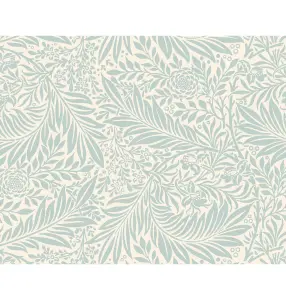 Origin Murals Trailing Ferns - Duck Egg Matt Smooth Paste the Wall Mural 300cm wide x 240cm high