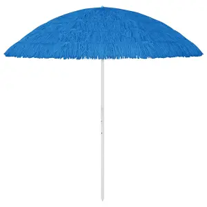 Berkfield Hawaii Beach Umbrella Blue 300 cm