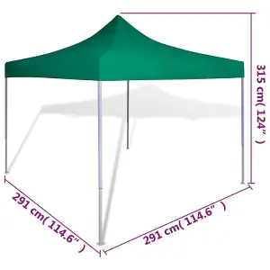 Berkfield Foldable Tent 3x3 m Green