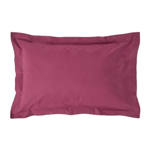 Homescapes Plum Egyptian Cotton Oxford Pillowcase 200 TC