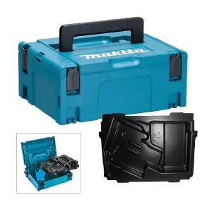 Makita 18v Angle Drill Makpac Tool Case + Inlay for BDA340 BDA341 BDA350 BDA351