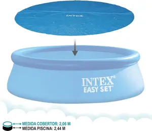 INTEX 8FT SOLAR COVER - 2.44M - FOR EASY SET AND FRAME POOLS