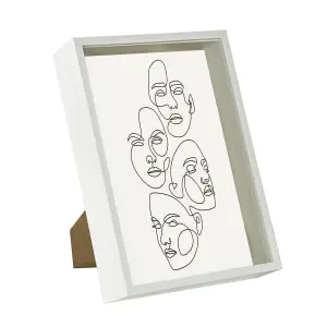 Nicola Spring - Deep Box Photo Frame - A4 (8 x 12")