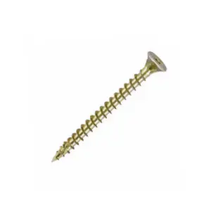 Securpak Pozi Screws (Pack of 35) Gold (25mm x 4.5mm)