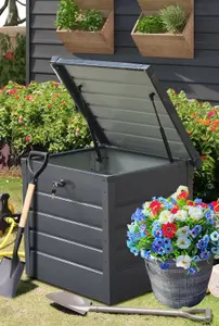 200L Extra Strong Metal garden Storage Box