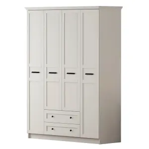 DAISY XL 4 Door 2 Drawer Wardrobe