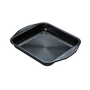 Circulon Ultimum Black Rectangle Carbon Steel Dishwasher Safe Non-Stick Roast and Bake Set Pack of 3