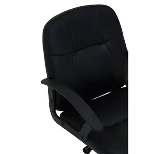 Interiors by Premier Brent Black Small Home Office Chair