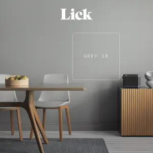 Lick Grey 18 Matt Emulsion paint, 2.5L