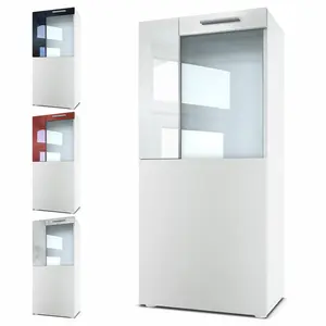 Killion Display Cabinet Matt White / Without LED