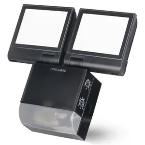 Timeguard LED200PIRBP LED Twin Floodlight Fitting with PIR 17W (Black)