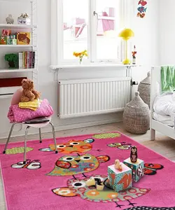 Pink Owl Children's Rug - Alaska