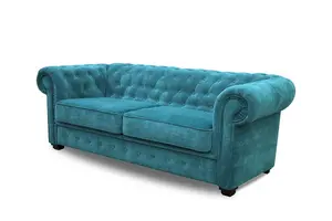 Furniture Stop - Regal 3+2 Sofa Set In Chesterfield Design