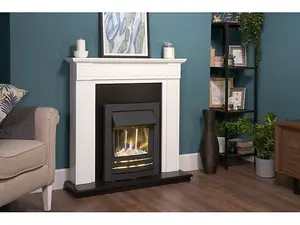 Adam Helios Electric Fire in Black