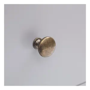 Bicarri 4 Drawer Chest of Drawers Brass Knob