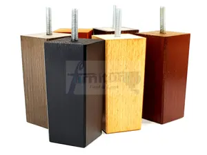 4x REPLACEMENT FURNITURE LEGS SOLID WOOD 110mm HIGH SOFAS CHAIRS SETTEE CABINETS LEGS M8 TSP2055