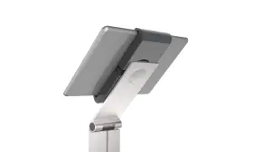 Durable Aluminium Tablet Holder iPad Floor Exhibition Stand - Rotates & Locks