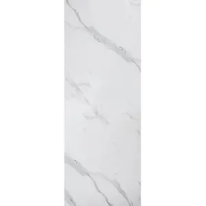 Modern PVC Waterproof Shower Panel 1000x2400x10 mm - Carrara Marble