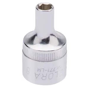 6mm 1/2" Square Drive Elora Hexagon Socket 15295