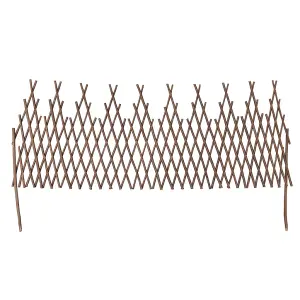 Berkfield Willow Trellis Fence 5 pcs