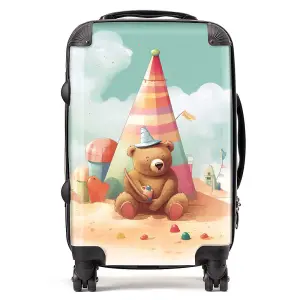 A Bear On A Beach Holiday Suitcase - Cabin