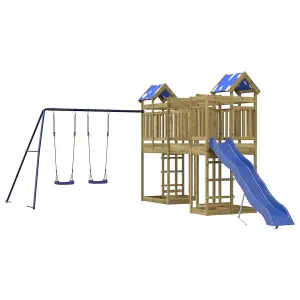 Berkfield Outdoor Playset Impregnated Wood Pine