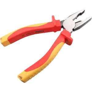 180mm VDE Soft Grip Combination Combo Pliers Insulated Electrical Electricians