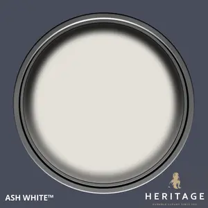 Dulux Trade Heritage Ash White Velvet matt Wall paint, 2.5L